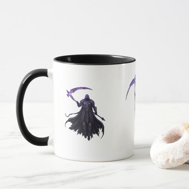 Scythe Reaper Mug – Triple Shadow Lords Edition ⚔️ (With Donut)