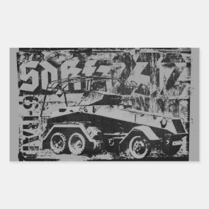 Sd.Kfz. 232 (6-Rad) Rectangle Stickers