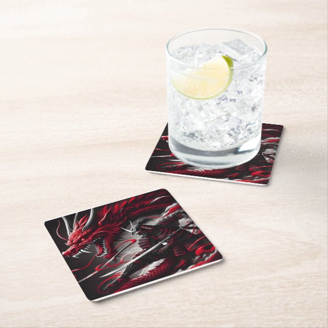 SD Series 1 Square Paper Coaster (Insitu)