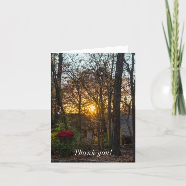 Sdc Woods Sunset Card (Front)
