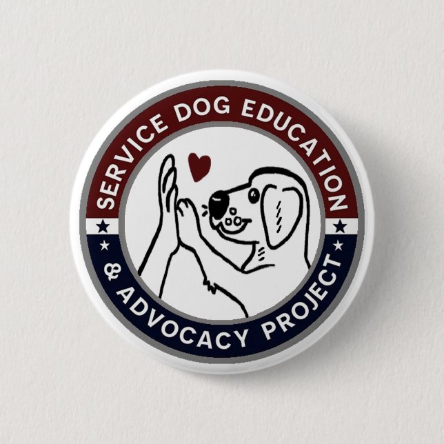 SDEAP 6 CM ROUND BADGE (Front)