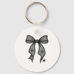 Sderweb Bow Soky Black Lace Bow Sder Bow Halloween Key Ring