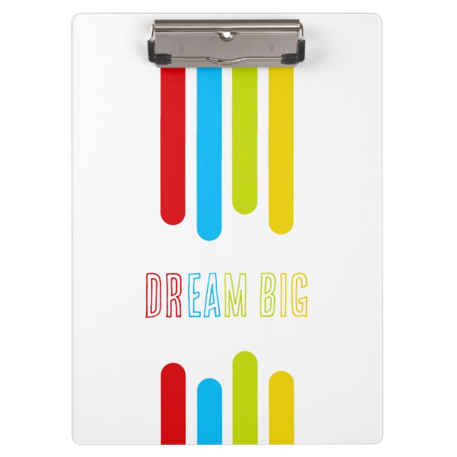 SDGT RBGY Clipboard – Dream Big, Stay Organised! (Front)
