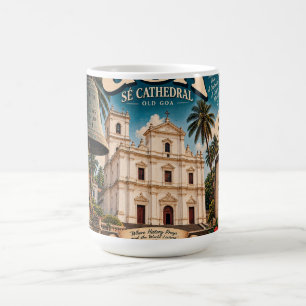 Se Cathedral Goa – Old Goa Heritage Coffee Mug