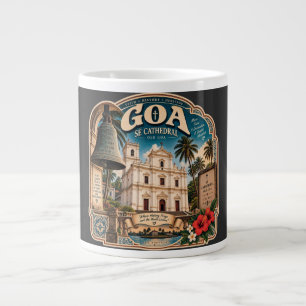 Se Cathedral Goa – Old Goa Heritage Large Coffee Mug