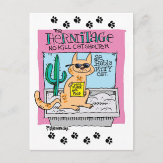 Se habla Kitty Cat- Postcard