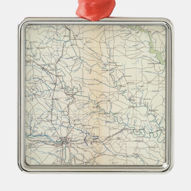 SE Virginia, Ft Monroe Metal Ornament (Front)