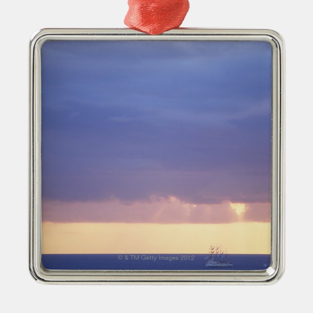 Sea 4 metal tree decoration (Front)