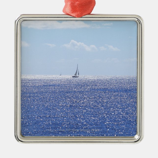 Sea 6 metal tree decoration (Front)