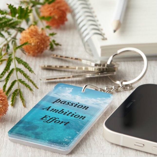 Sea Acrylic Keychain (Front Right)