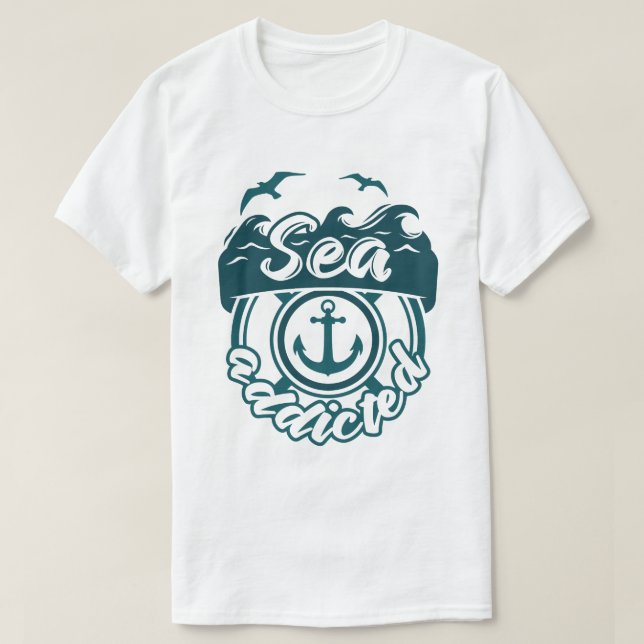 Sea Addicted T-Shirt (Design Front)