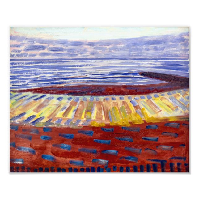 Sea After Sunset | Piet Mondrian | Photo Print (Front)