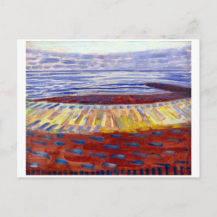Sea After Sunset Piet Mondrian Postcard