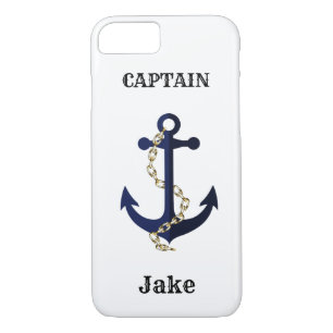 Sea anchor, chain, personalised iPhone 8/7 case