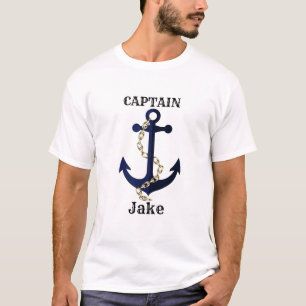Sea anchor, chain, personalised T-Shirt