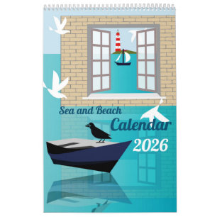 Sea and Beach Calendar