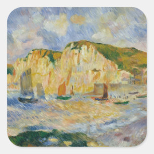 Sea and Cliffs Square Sticker