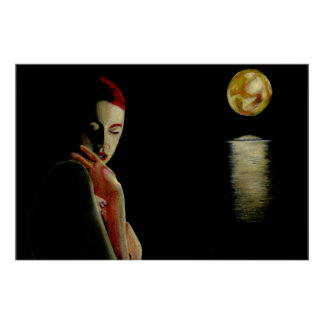 Sea and Moon 1 Poster