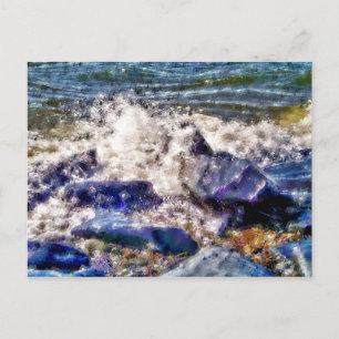 SEA AND ROCKS POSTCARD