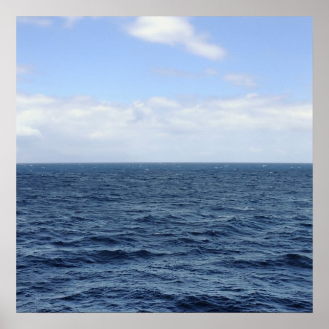 sea and sky horizon poster (Front)