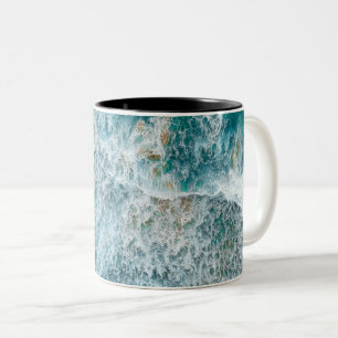 Sea And Sky View Two-Tone Coffee Mug