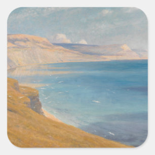 Sea and Sunshine Square Sticker