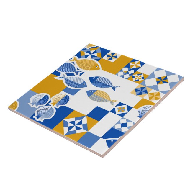 Sea and tiles (Side)