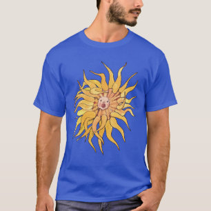 Sea Anemone Actinia Ocean Underwater Surreal Art T-Shirt