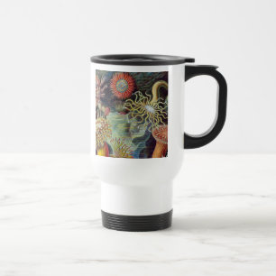 Sea Anemone Scientific Nature Ocean Travel Mug