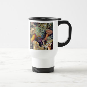 Sea Anemone Scientific Nature Ocean Travel Mug