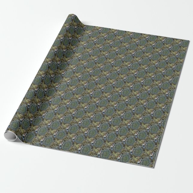 Sea Anemone Wrapping Paper (Unrolled)