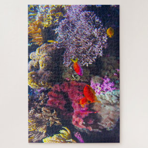 Sea Anemones and Tropical Fish. Jigsaw Puzzle