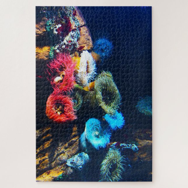 Sea Anemones. Jigsaw Puzzle (Vertical)