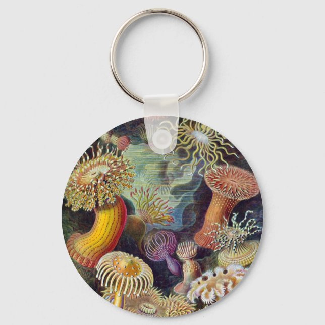 Sea Anemones Key Ring (Front)