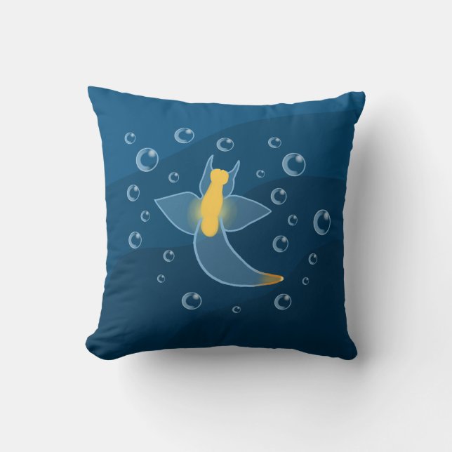 Sea Angel Sea Slug Cushion (Front)