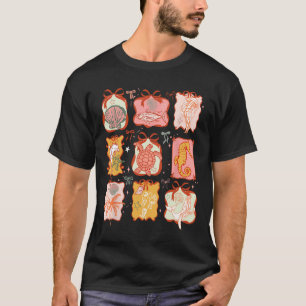 Sea Animal Coquette Bow Summer Vacation Hawaii Bea T-Shirt