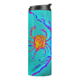 Sea Animal Crab Thermal Tumbler