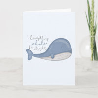 Sea Animal Pun: Everything Whale be Alright