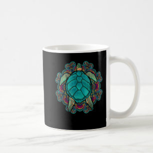 Sea Animal Turtle Lover Polynesian Tattoo Tribal Coffee Mug