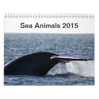 Sea Animals 2015 Calendar