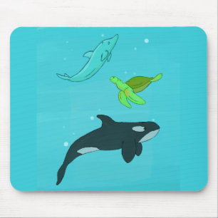 Sea Animals Mouse Pad