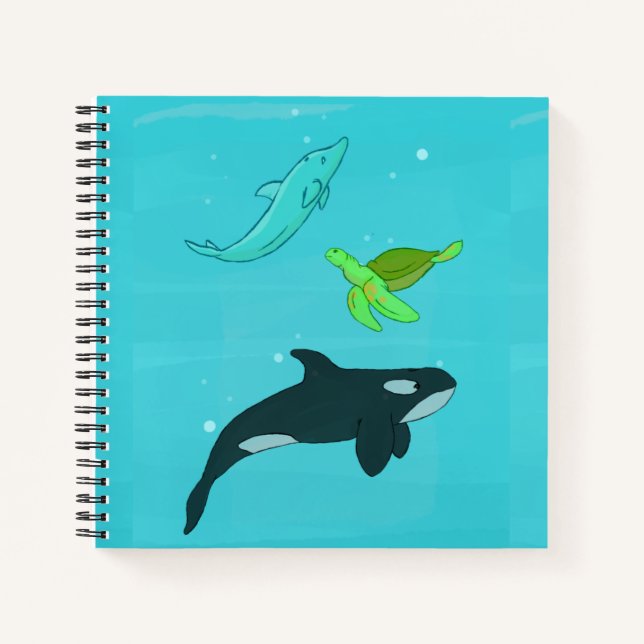 Sea Animals Notebook (Front)