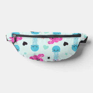 Sea Animals, Sea Life, Octopus, Jellyfish, Hearts Bum Bags