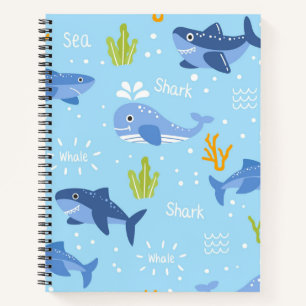 Sea Animals Spiral Notebook