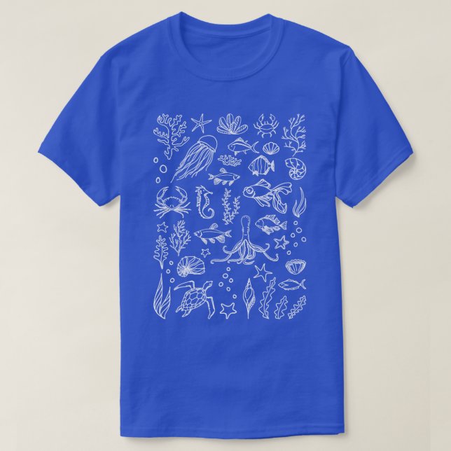 Sea animals T-Shirt (Design Front)