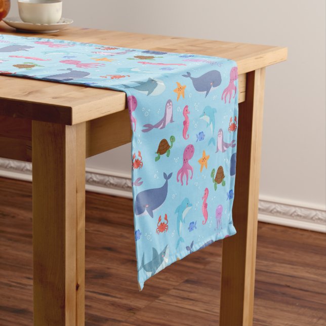 Sea Animals Table Runner (In Situ)