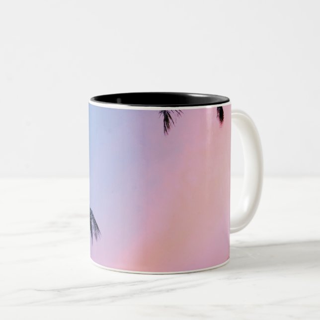 Sea Animals Two-Tone Coffee Mug (Front Right)