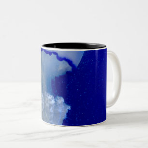 Sea Animals Two-Tone Coffee Mug