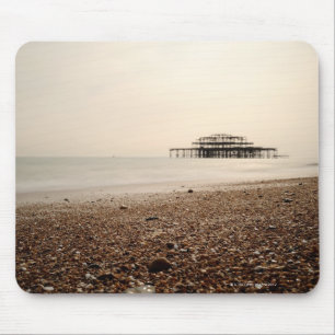 Sea at Brighton Beach Mouse Pad