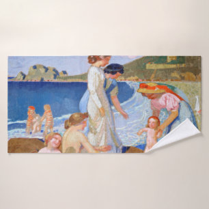 Sea Bathing, Maurice Denis Bath Towel